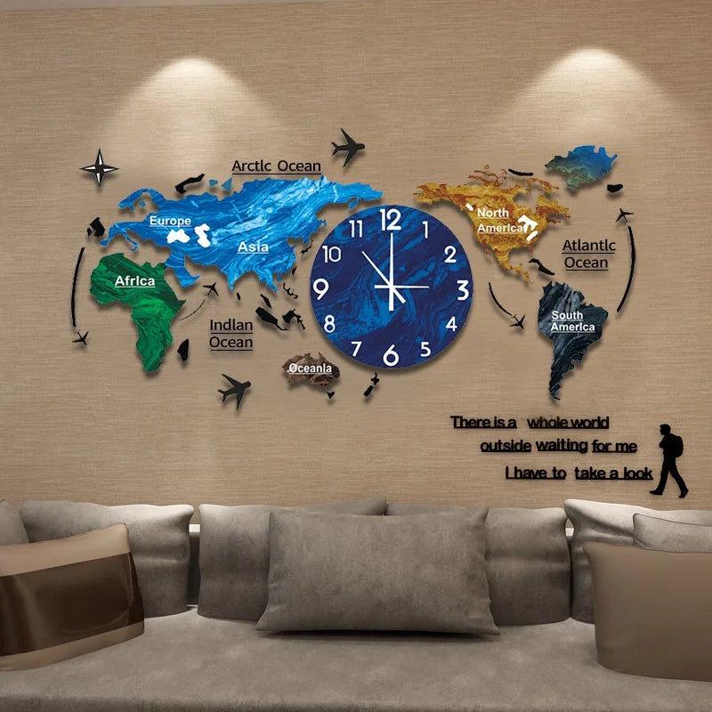 New Hot Unique Acrylic Wall Clock